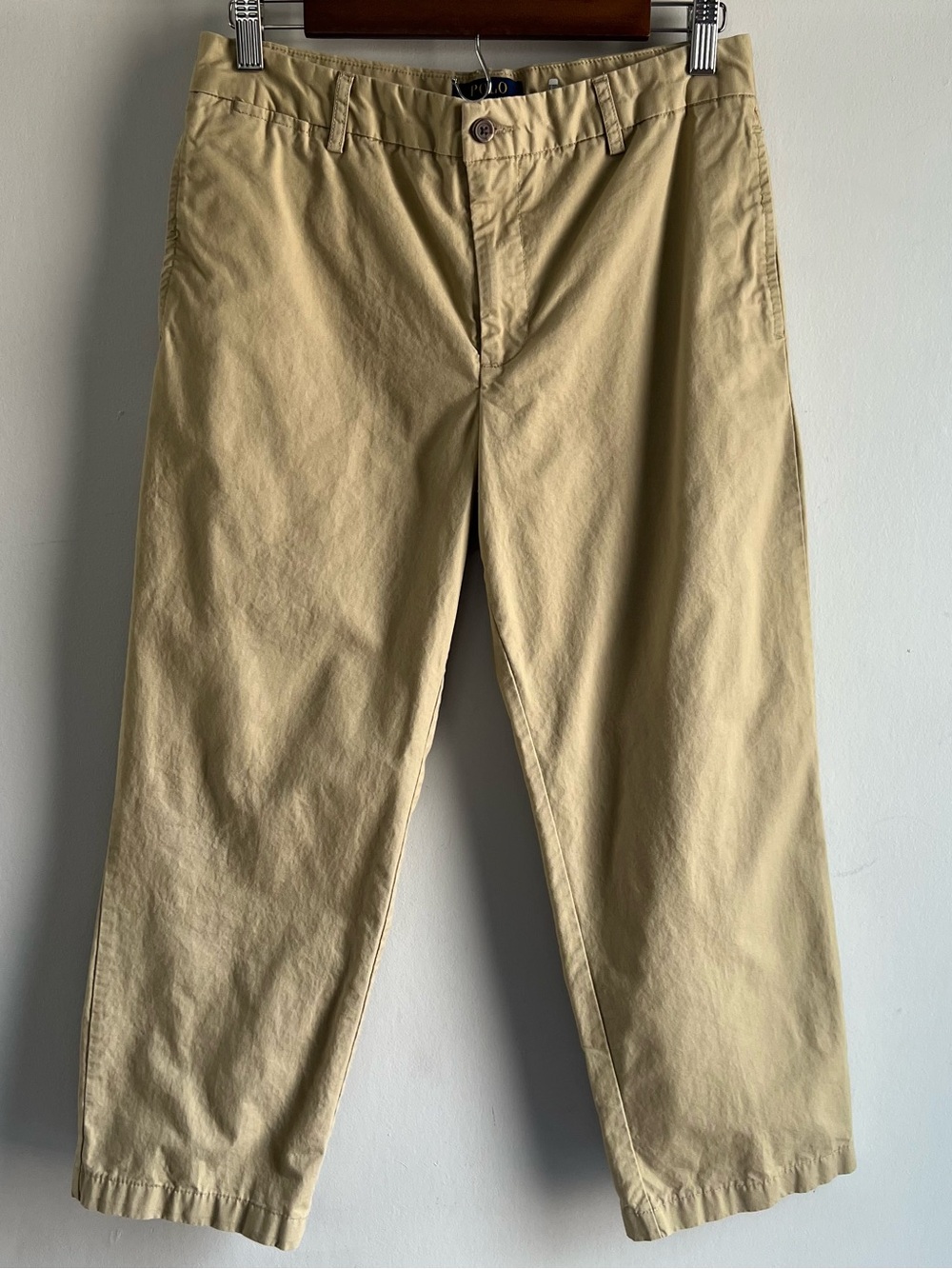 Polo Ralph Lauren Boys Size 20 Classic Khaki Chino Pants 100% Cotton